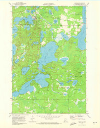 Longville 1971 topographic map thumbnail