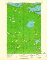 Lost Lake 1956 topographic map thumbnail