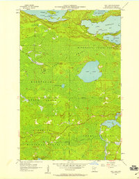 Lost Lake 1956 topographic map thumbnail