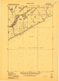 Lutsen 1919 topographic map thumbnail