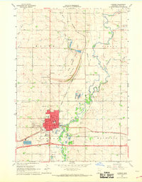 Luverne 1967 topographic map thumbnail
