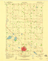 Madison 1958 topographic map thumbnail