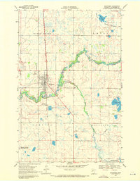 Mahnomen 1969 topographic map thumbnail