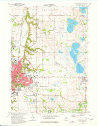Mankato East 1974 topographic map thumbnail