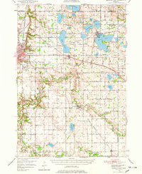 Mankato East 1950 topographic map thumbnail