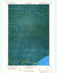 Manomin Creek 1973 topographic map thumbnail