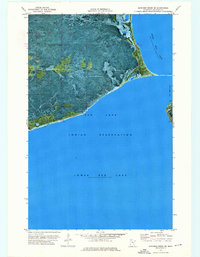 Manomin Creek SE 1973 topographic map thumbnail