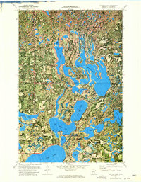 Mantrap Lake 1972 topographic map thumbnail