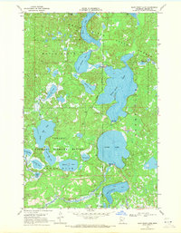 Many Point Lake 1969 topographic map thumbnail