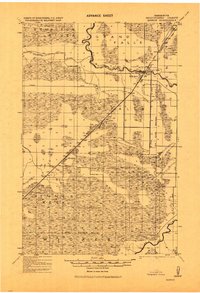 Margie 1919 topographic map thumbnail