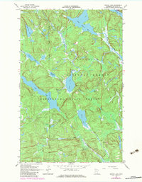 Marion Lake 1967 topographic map thumbnail