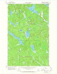Marion Lake 1967 topographic map thumbnail