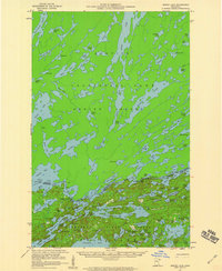 Ensign Lake 1957 topographic map thumbnail