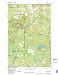 Martin Lake 1954 topographic map preview