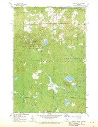 Martin Lake 1954 topographic map thumbnail