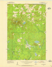 Martin Lake 1954 topographic map preview