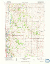 Medford East 1962 topographic map thumbnail