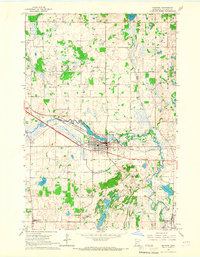 Melrose 1965 topographic map thumbnail