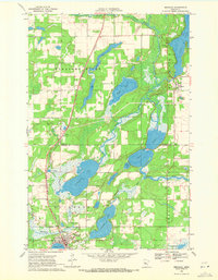 Menahga 1969 topographic map thumbnail