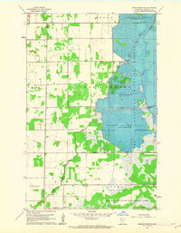 Middle River SE 1961 topographic map thumbnail