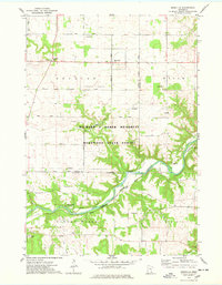 Miesville 1974 topographic map thumbnail