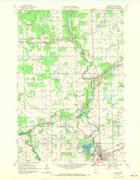 Milaca 1968 topographic map thumbnail