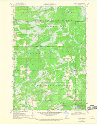 Milaca NE 1968 topographic map thumbnail