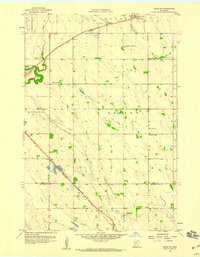 Milan NW 1958 topographic map thumbnail