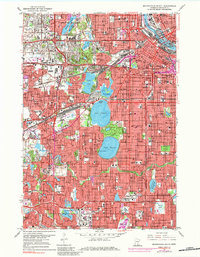 Minneapolis South 1967 topographic map thumbnail
