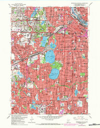 Minneapolis South 1967 topographic map thumbnail