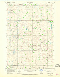 Minneota NW 1967 topographic map thumbnail