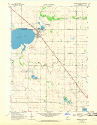 Minnesota Lake 1967 topographic map thumbnail