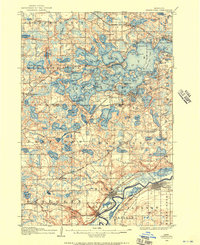 Minnetonka 1905 topographic map thumbnail