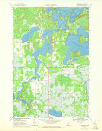 Minnewawa 1970 topographic map thumbnail