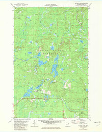 Mitawan Lake 1981 topographic map thumbnail