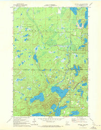 Mitchell Lake 1970 topographic map thumbnail