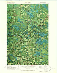 Mizpah 1971 topographic map thumbnail
