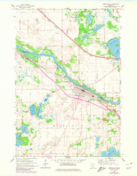 Monticello 1961 topographic map thumbnail