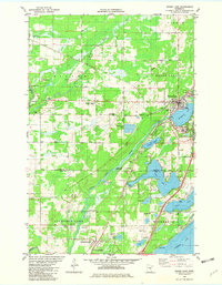 Moose Lake 1981 topographic map thumbnail