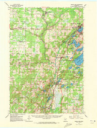 Moose Lake 1961 topographic map thumbnail