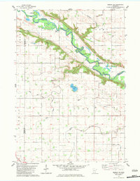 Morgan NE 1982 topographic map thumbnail