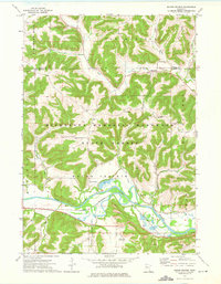 Mound Prairie 1973 topographic map thumbnail