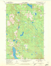 Mountain Ash Lake 1970 topographic map thumbnail