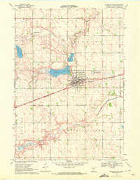 Mountain Lake 1970 topographic map thumbnail