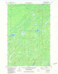Mt Weber 1982 topographic map thumbnail