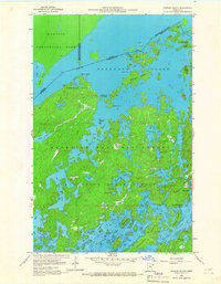 Munker Island 1959 topographic map thumbnail