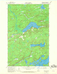 Myrtle Lake 1968 topographic map thumbnail