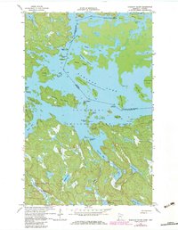Namakan Island 1967 topographic map thumbnail