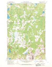 Nashwauk 1952 topographic map thumbnail