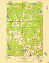 Nashwauk 1952 topographic map thumbnail